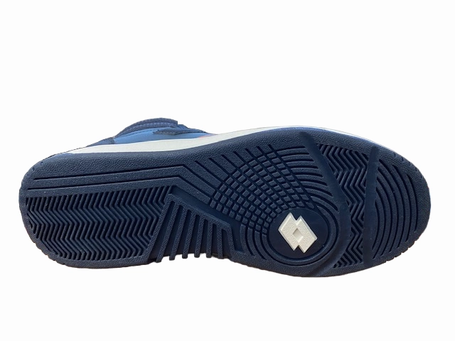 Lotto sneakers alta da ragazzo con zip e laccio Rocket AMF III Mid Jr 218155 6Y3 ocean blue-dark blue Shock Dispersing Midlayer