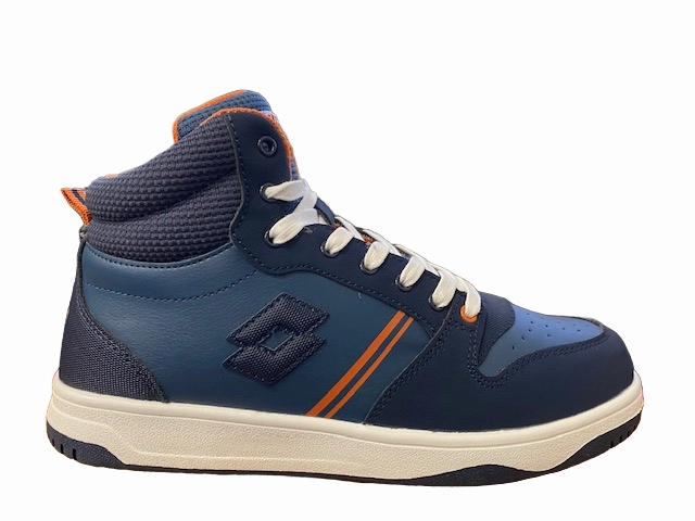 running in various climates ethically - produced Lotto sneakers alta da ragazzo con zip e laccio Rocket AMF III Mid Jr 218155 6Y3 ocean blue-dark blue