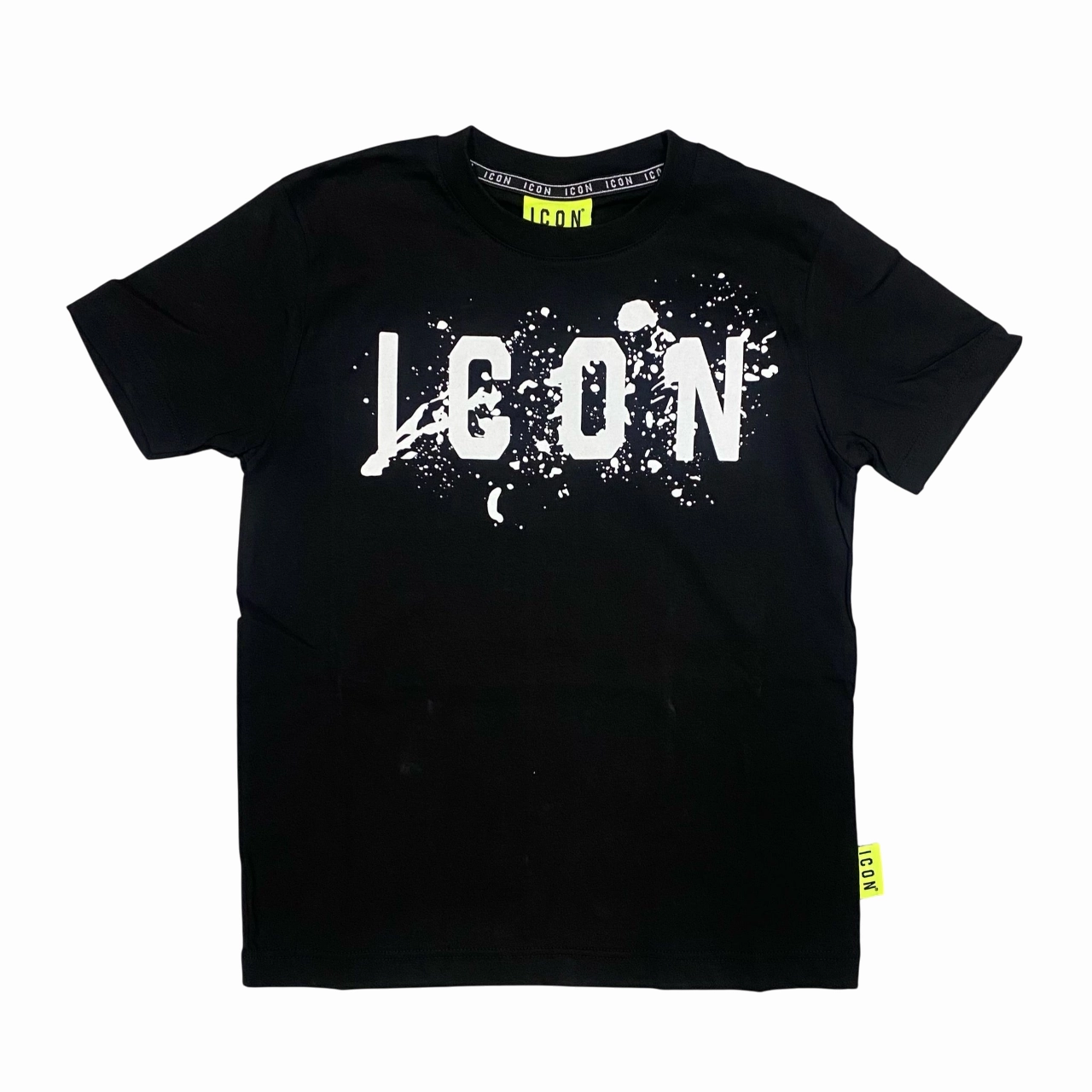 Icon maglietta con cappuccio junior con stampa schizzo IBKS00520 nero Modern Wear Minimal Comfort Style