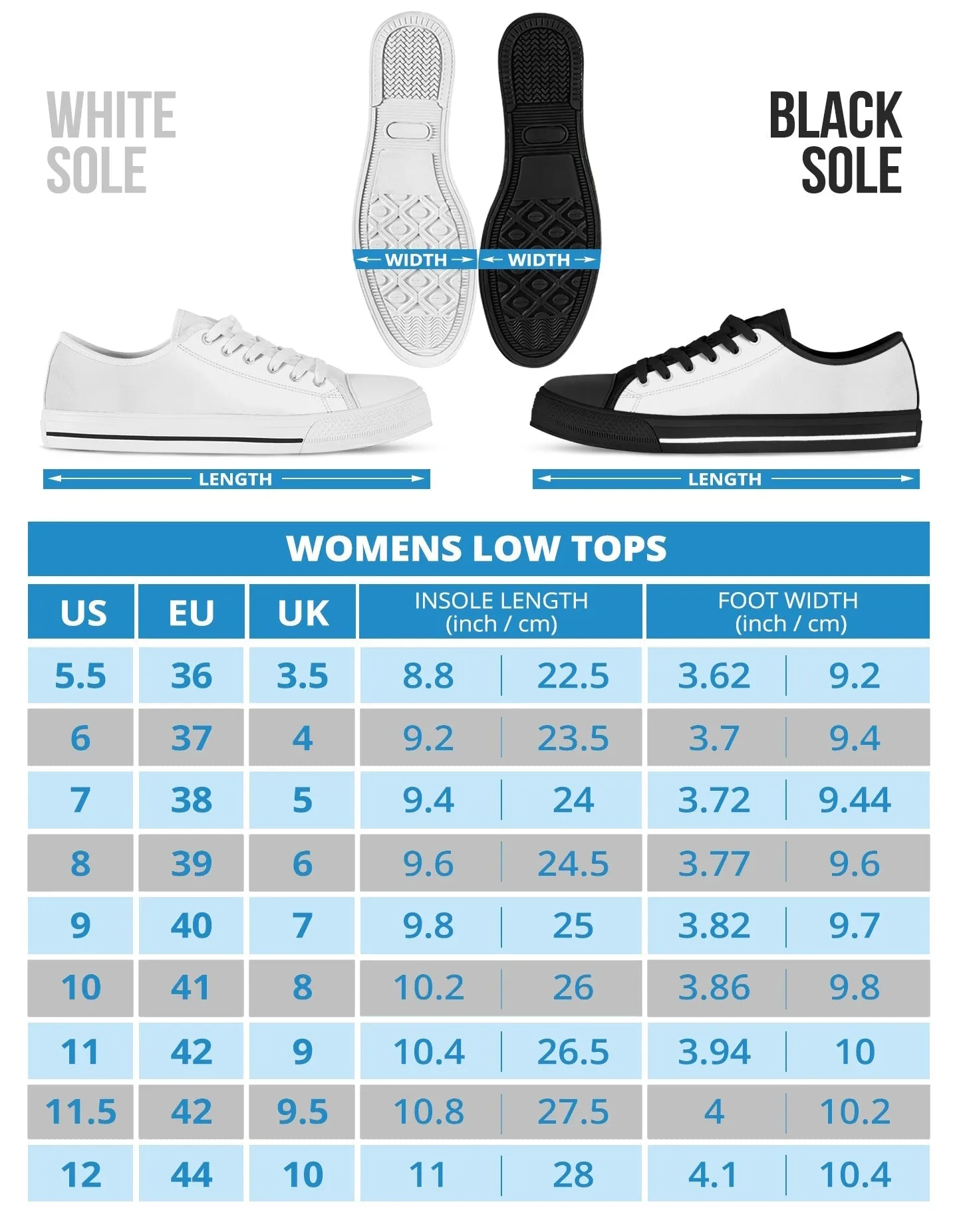 Macabre Black Women's Low Tops Shoes