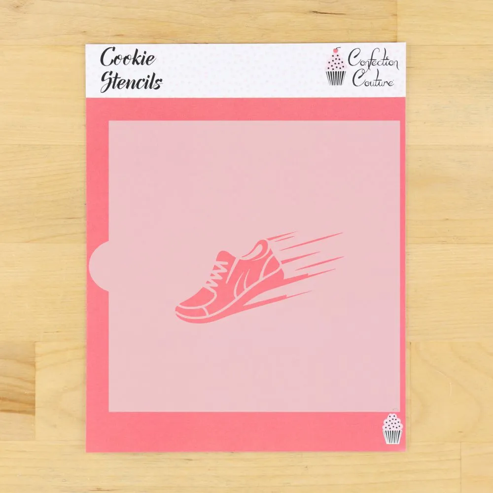 Male Runner Cookie Stencil Bundle