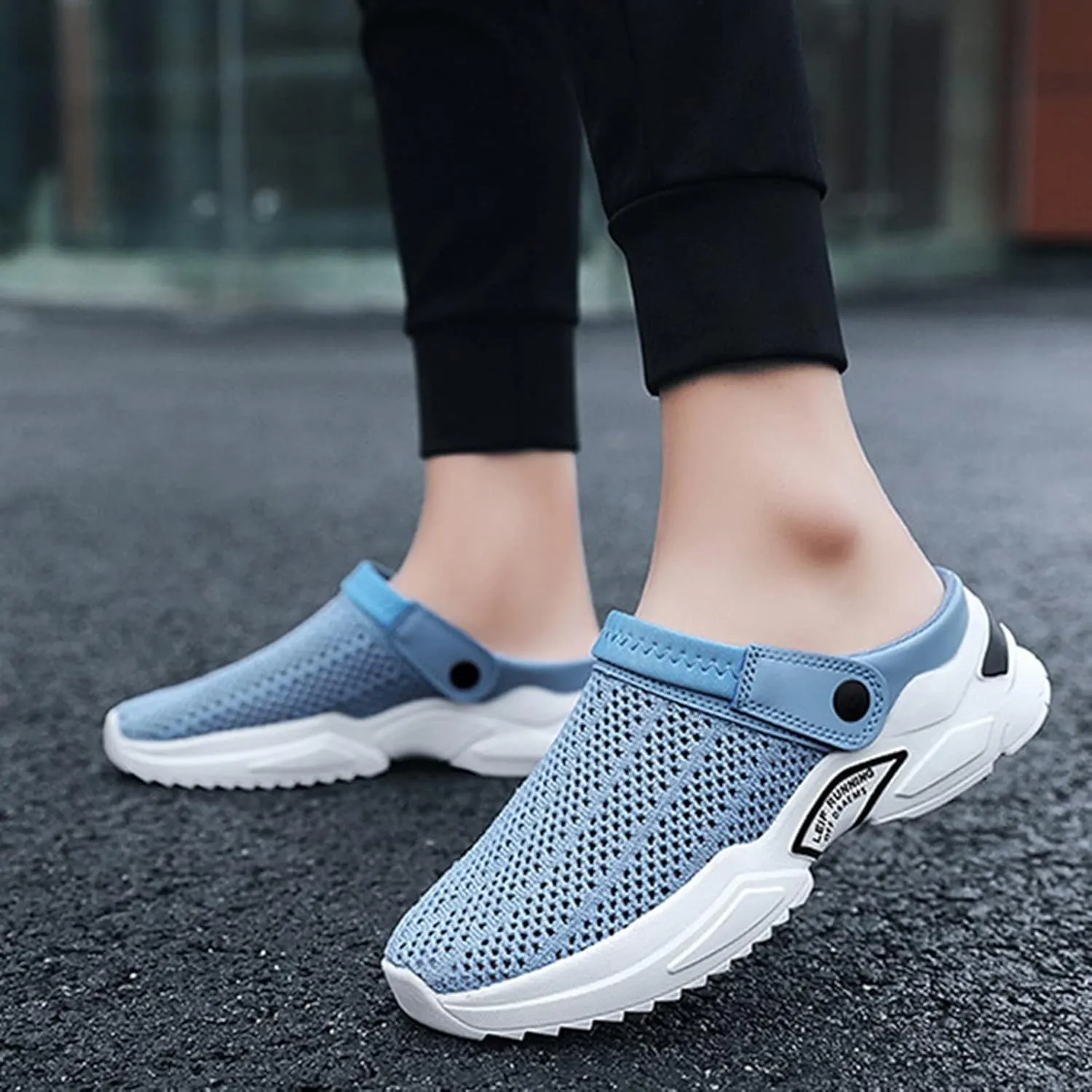Men Casual Soft Flat Slippers Breathable Lightweight Walking Shoes Fashion Sandals Men Sandals