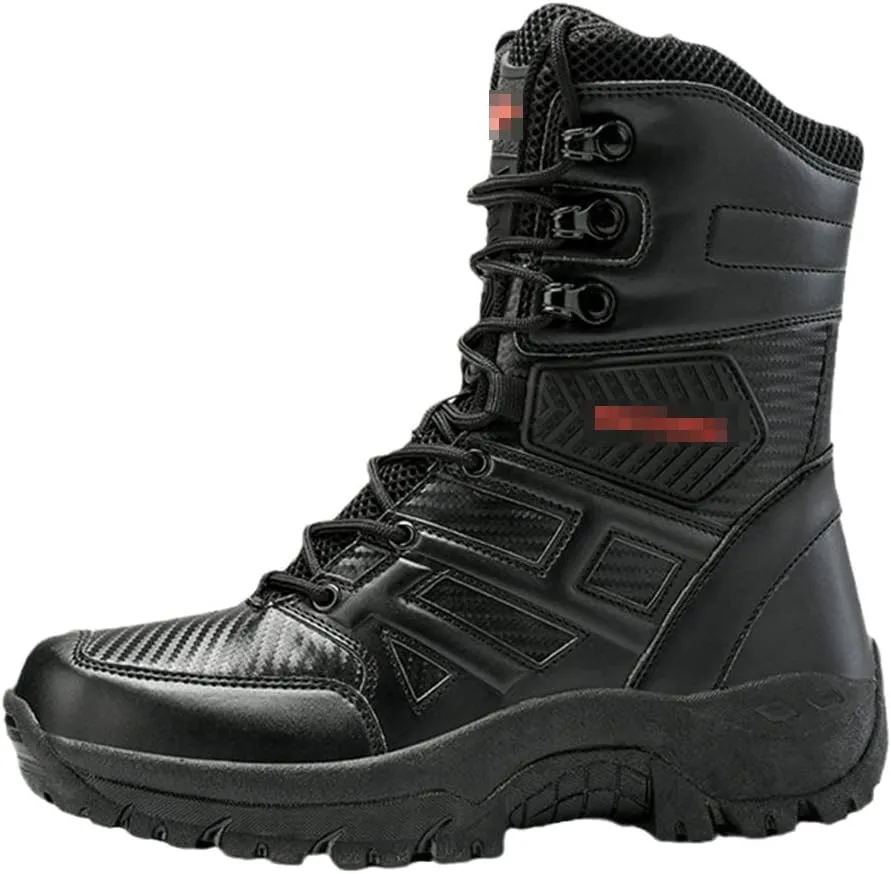 Men Military Leather Boots Special Force Tactical Desert Combat Men's Boots Outdoor Shoes Ankle Boots