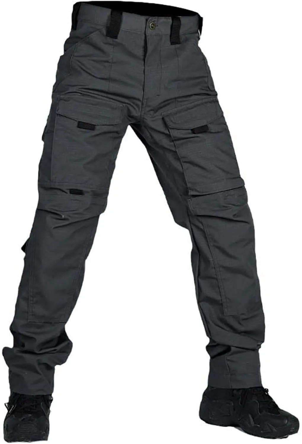 Men Military Multi-Pocket Wear-Resistant Cargo Trousers Male Outdoor Waterproof Combat Training Pant
