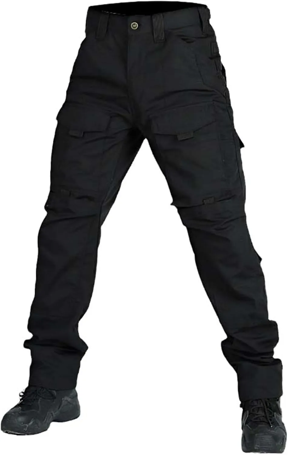 Men Military Multi-Pocket Wear-Resistant Cargo Trousers Male Outdoor Waterproof Combat Training Pant