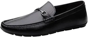 Men Party Shoes Suede Vamp Wedding Business Solid Color Non Slip Anti-Slip Shoe for Casual Wedding Party Prom Slip-on