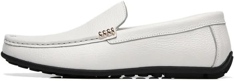 Men Prom Loafers Faux Leather Party Round Toe Prom Wedding Tuxedo Non Slip Anti-Slip Shoe Slip-on