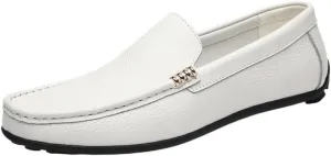 Men Prom Loafers Faux Leather Party Round Toe Prom Wedding Tuxedo Non Slip Anti-Slip Shoe Slip-on