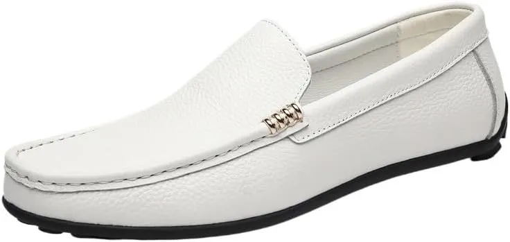 Men Prom Loafers Faux Leather Party Round Toe Prom Wedding Tuxedo Non Slip Anti-Slip Shoe Slip-on