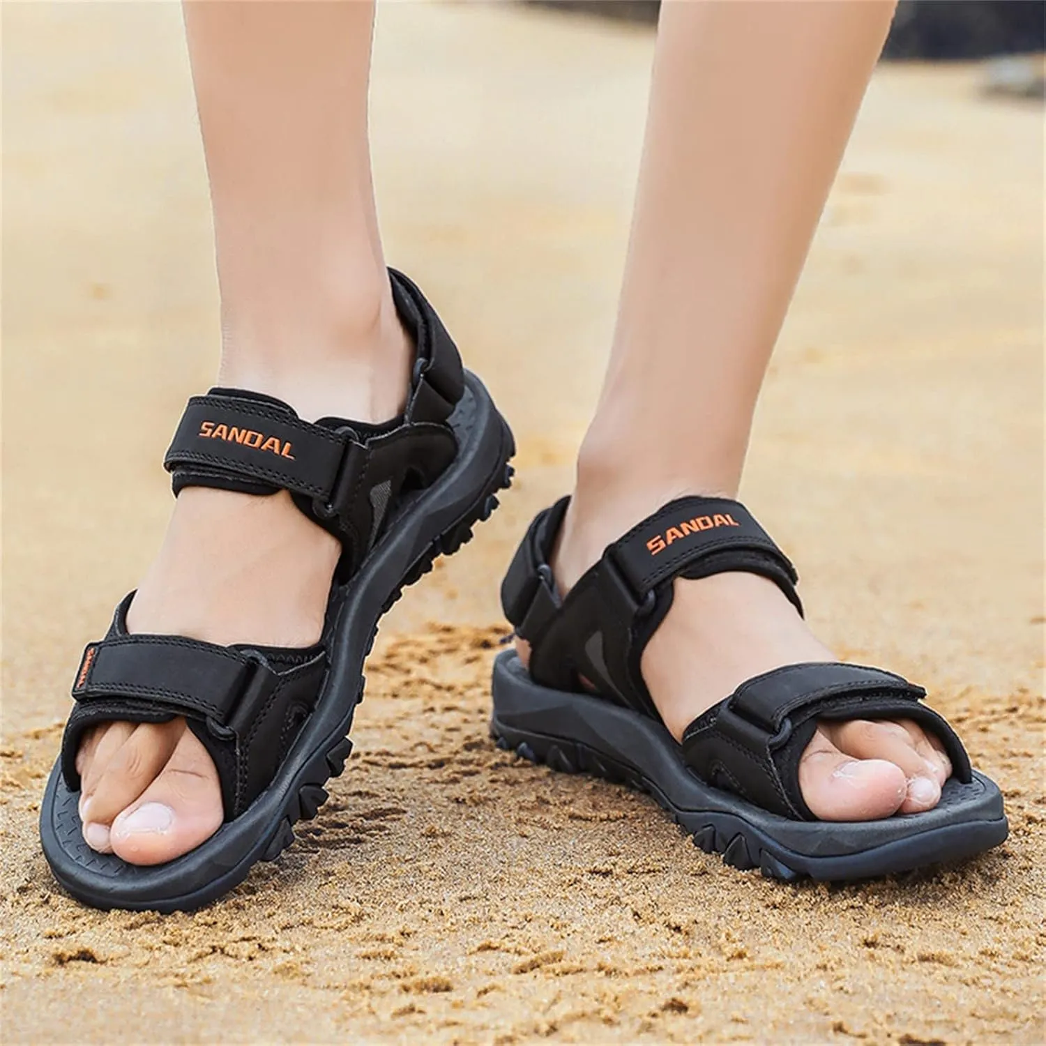 Men Shoes Beach Shoes Summer Two Way Outdoor Sports Sandals And Slippers Men Dress Sandals