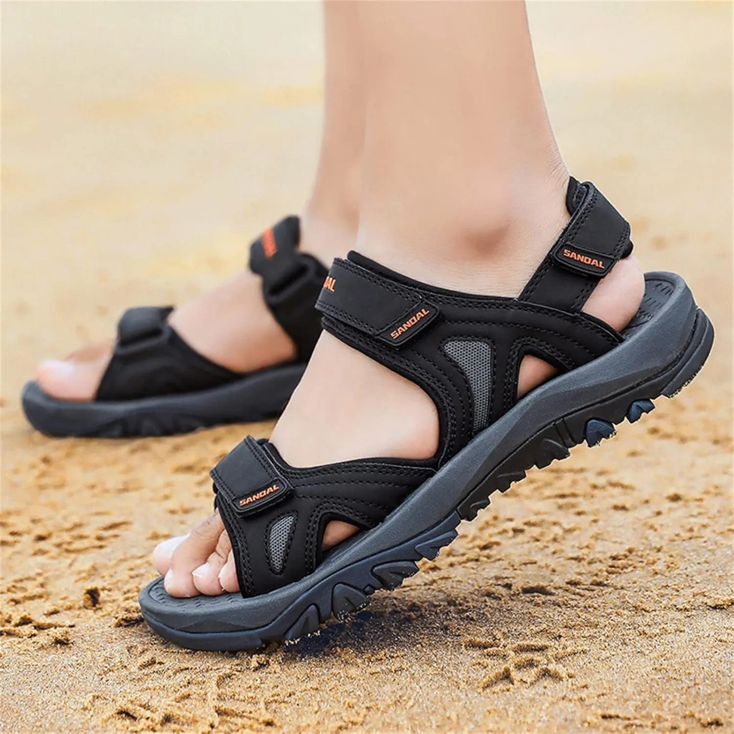 Men Shoes Beach Shoes Summer Two Way Outdoor Sports Sandals And Slippers Men Dress Sandals