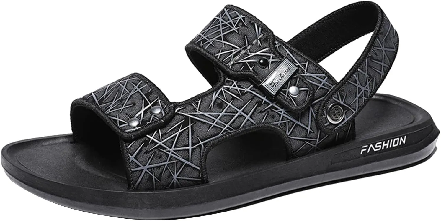 Men Shoes Flat Sandals Use Slippers Beach Wear Fashionable Sandals And Slippers Mens Shoes