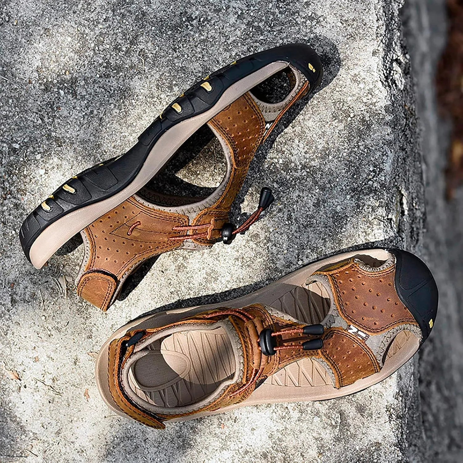 Men Sport Sandals Summer Beach Slides Shoes Outdoor Hiking Thong Flip Flops Sandals Wading Mens Shoes