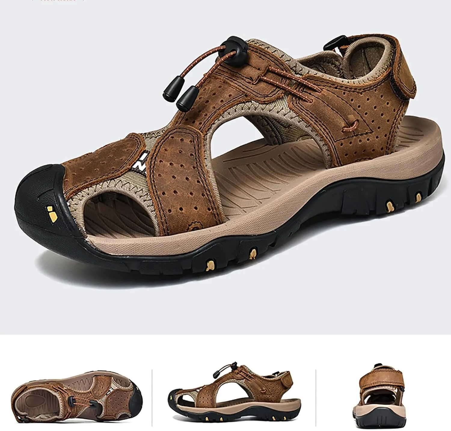 Men Sport Sandals Summer Beach Slides Shoes Outdoor Hiking Thong Flip Flops Sandals Wading Mens Shoes