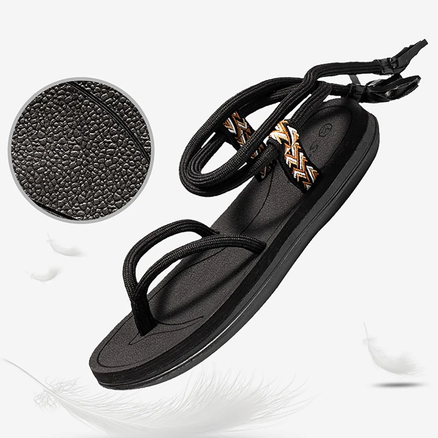 Mens Beach Sandals Open Toe Athletic Sport Sandals Summer Outdoor for Summer Beach Trail Walking