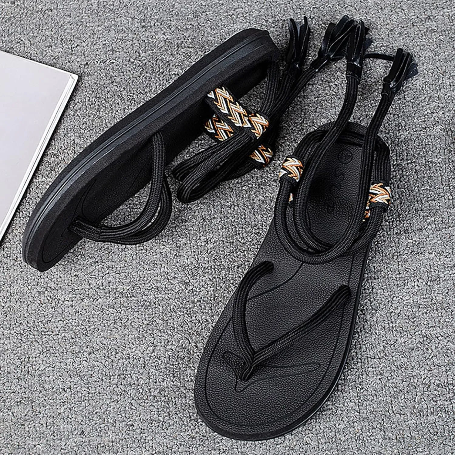 Mens Beach Sandals Open Toe Athletic Sport Sandals Summer Outdoor for Summer Beach Trail Walking
