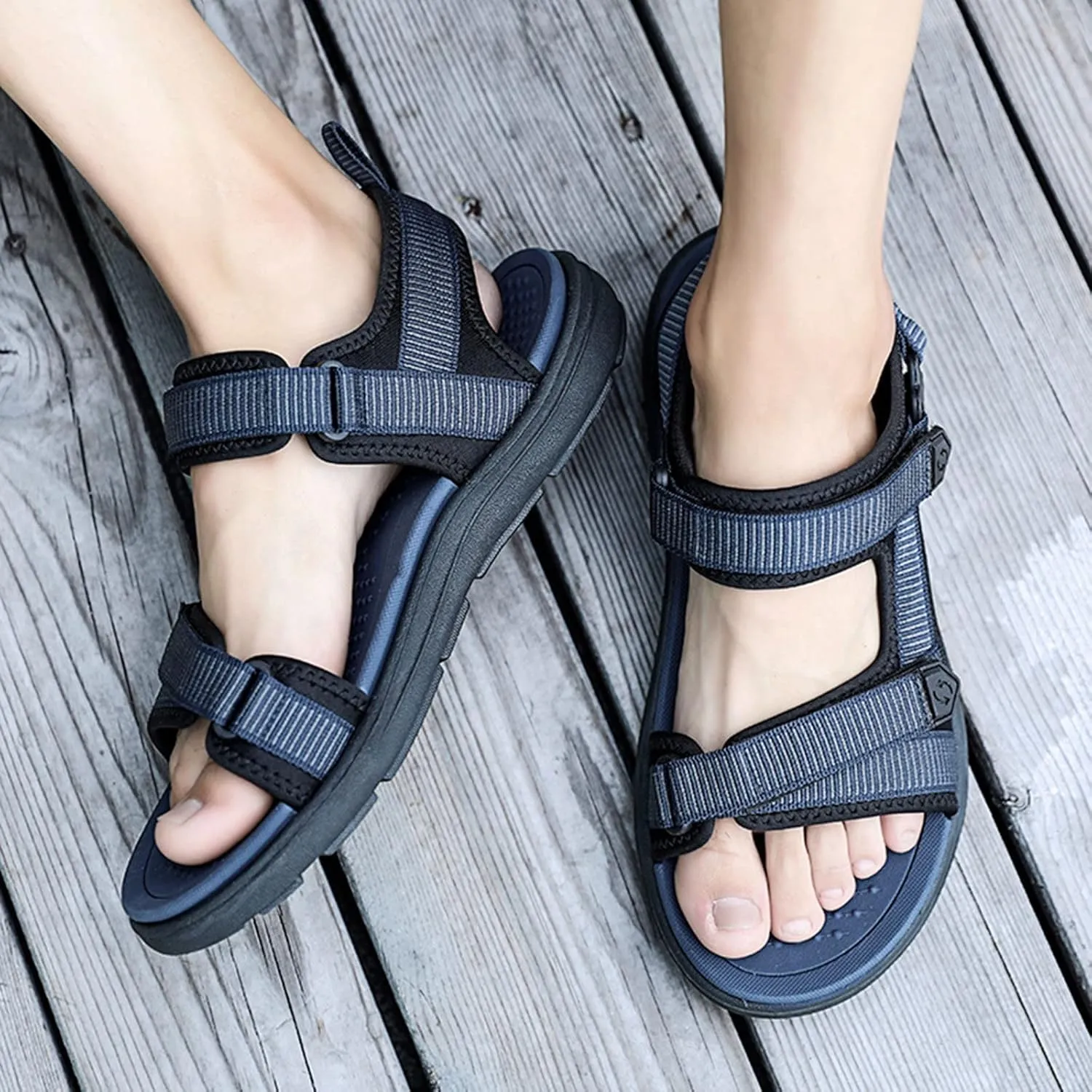 Mens Beach Sandals Sandal for Men Mens Sandals Beach Comfortable Lightweight Non Slip Comfort Sandal