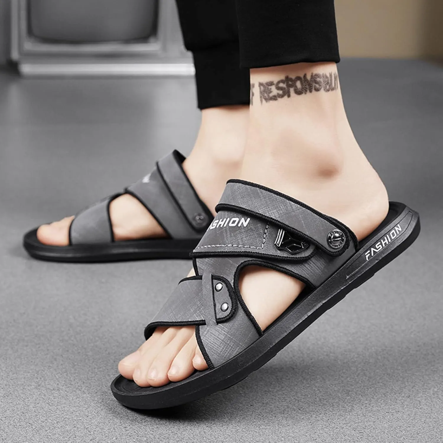 Mens Beach Sandals Sandal for Men Mens Sandals Casual Comfort Summer for Indoor and Outdoor Comfortable Sandal