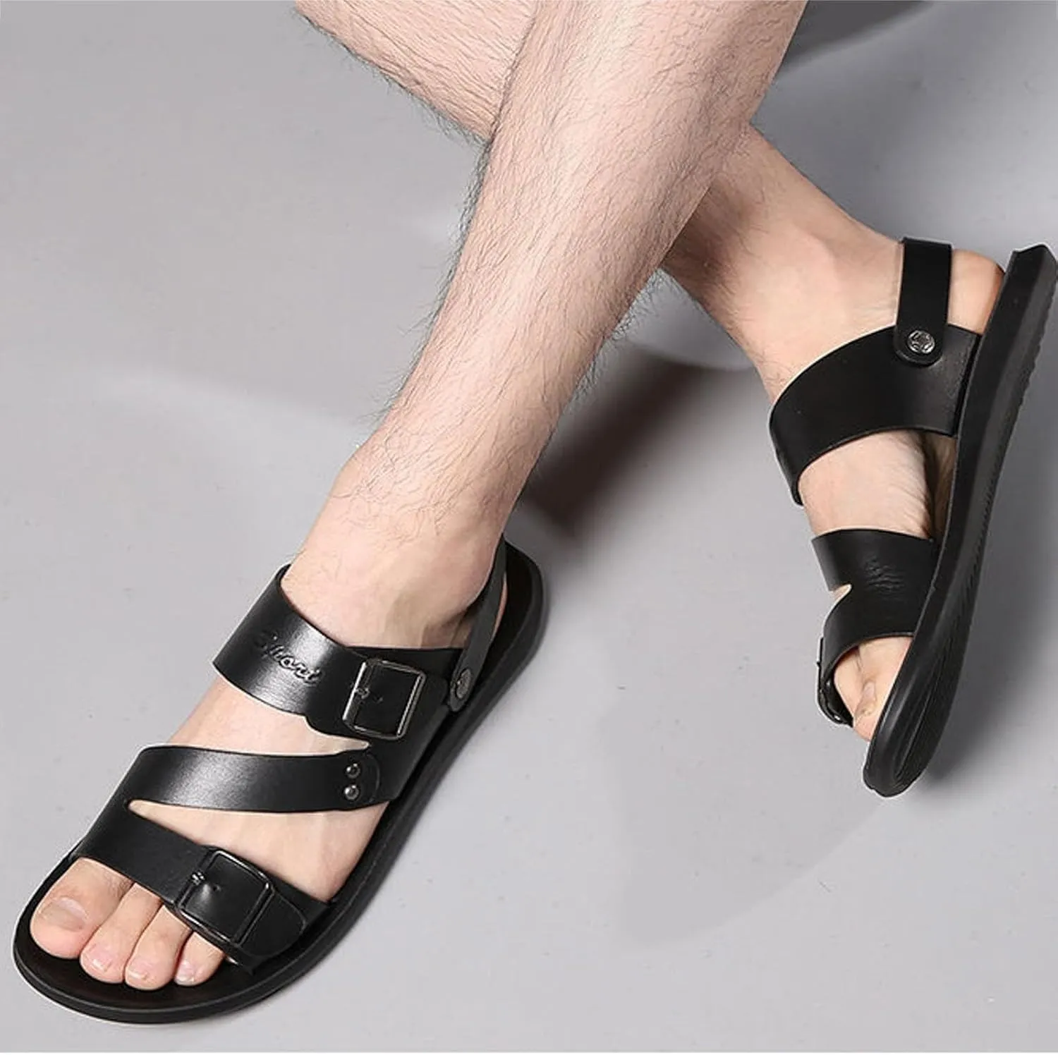 Mens Beach Sandals Sandal for Men Mens Sandals Non Slip Outdoor Adjustable Straps Comfortable Hiking Sandal