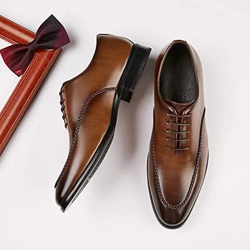 Men's Breathable Business Oxford Derby Men Double Monk Strap Fashion Luxury Slip on Formal Shoes