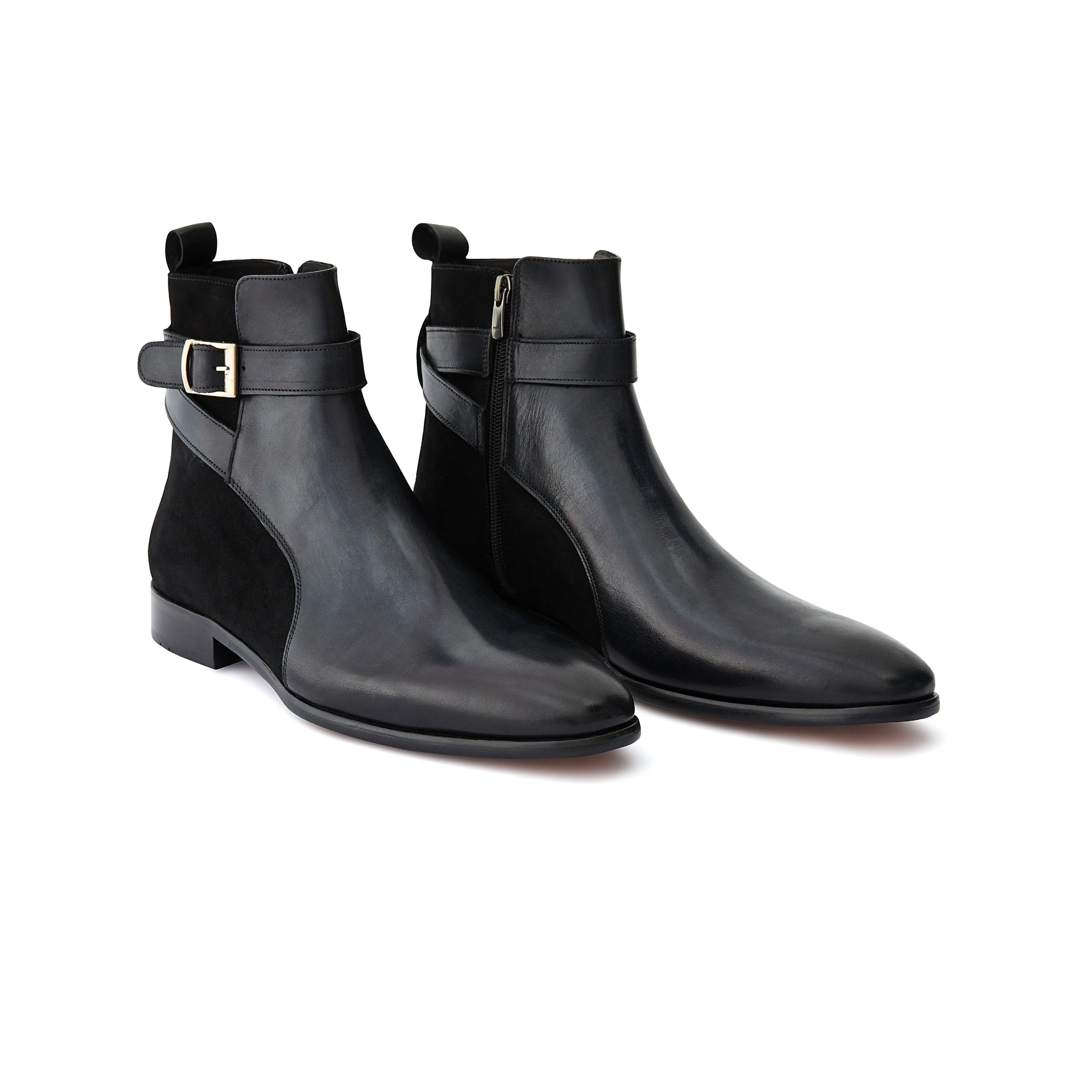 Men's Calf Leather Handmade Chelsea Boots M10002