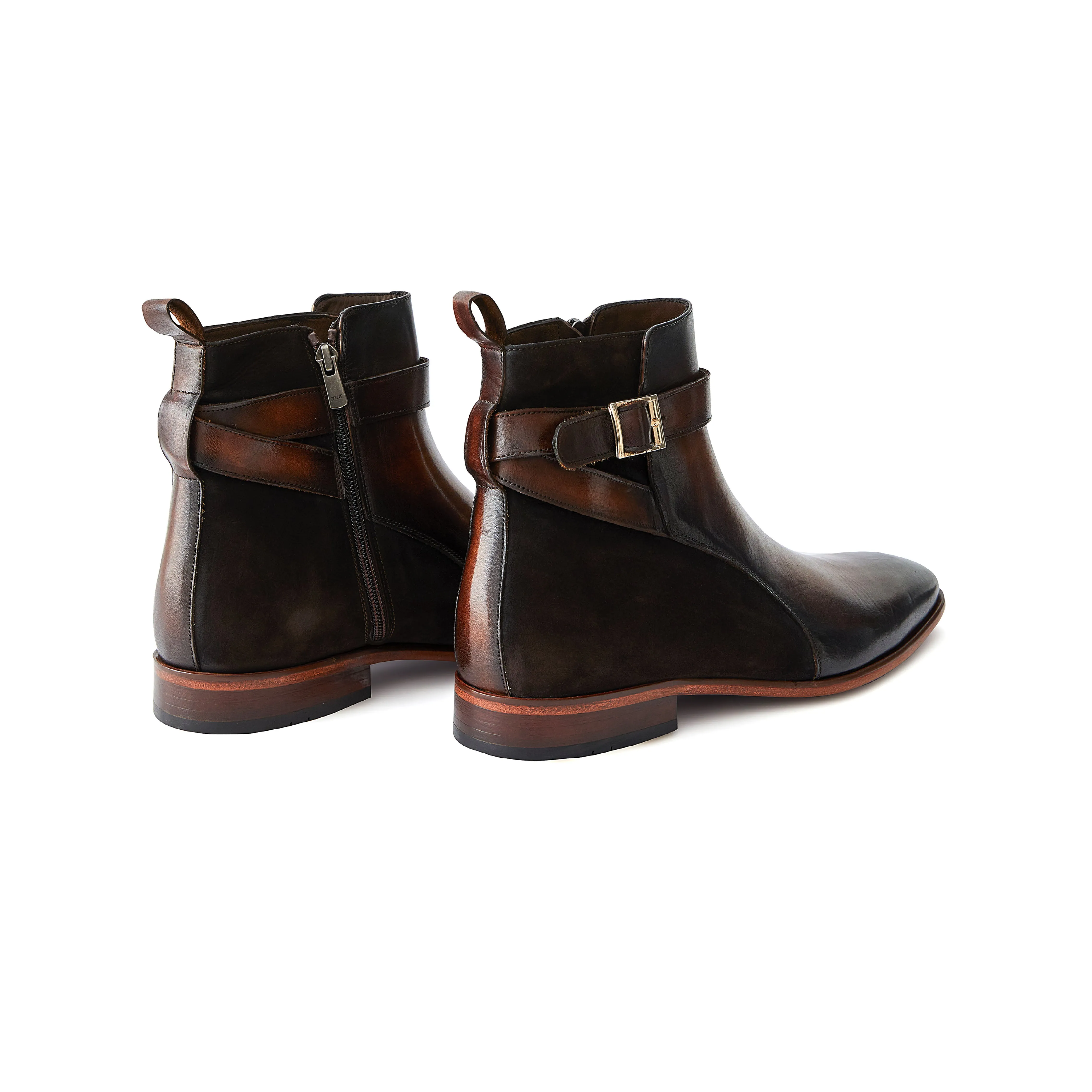 Men's Calf Leather Handmade Chelsea Boots M10002