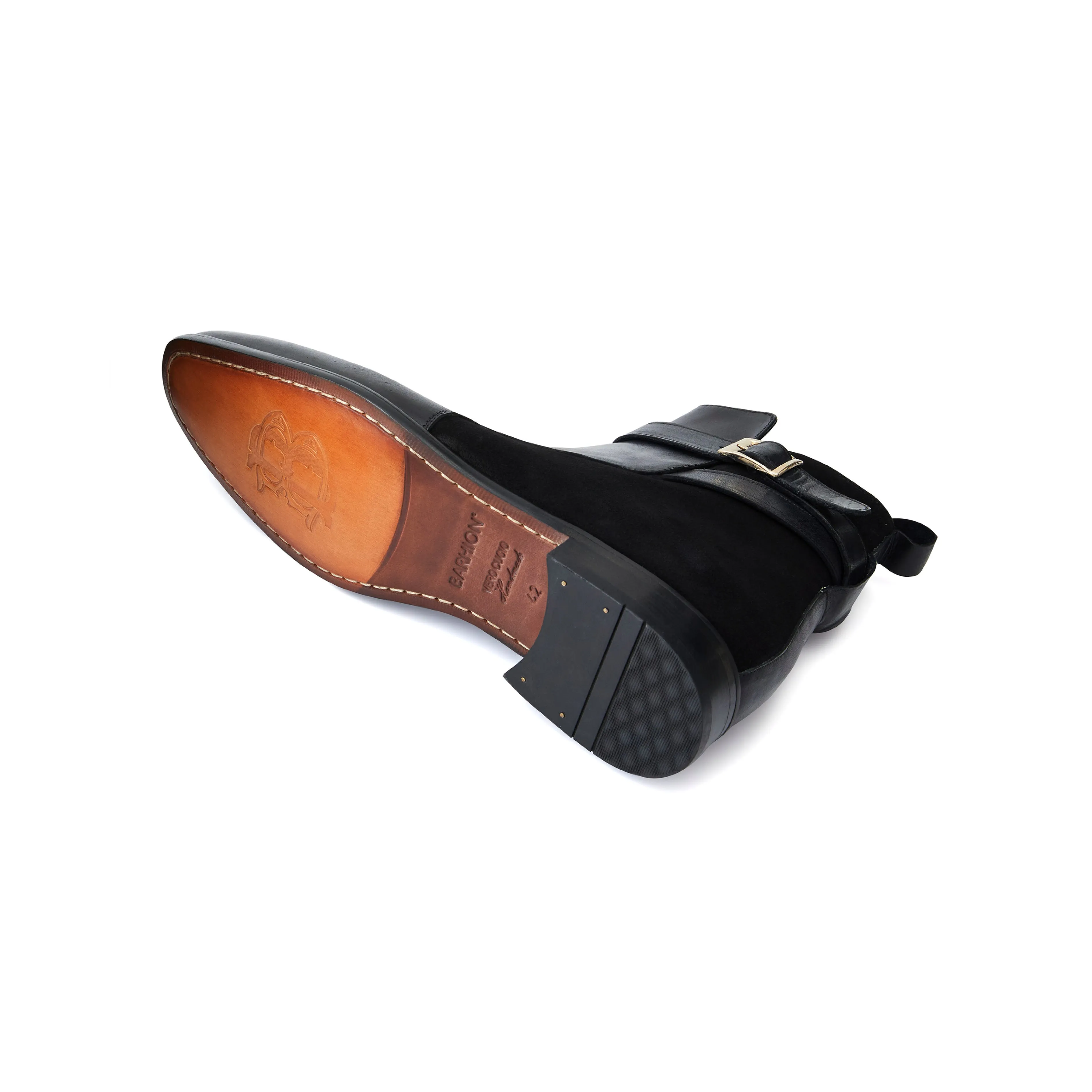 Men's Calf Leather Handmade Chelsea Boots M10002