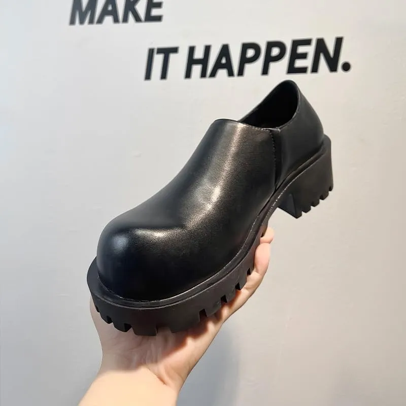 Men's Casual Dress Loafers Business Shoes Fashion Sneakers Round Toe Slip-On Fashion Low Top Casual Business Formal Shoes