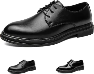 Men's Classic Lace Up Oxfords Dress Shoes,Fashion Pointed Toe Business Wedding Work Oxford Formal Shoes Faux Patent Leather Tuxedo Derby Shoes