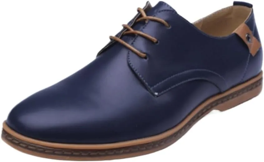 Men's Comfort Orthopedic Dress Shoes Man Tuxedo Dress Shoes Formal Shoes for Men Patent Leather Wedding Oxford Shoes Lace-Up Office Suit Mens Prom Casual Shoes