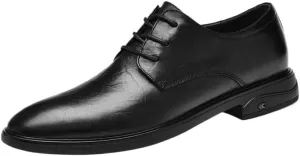 Mens Dress Oxford Formal Shoes Fashion Lace Up Party Breathable Pu Leather Party Non Slip Rubber Sole Low Top Shoe