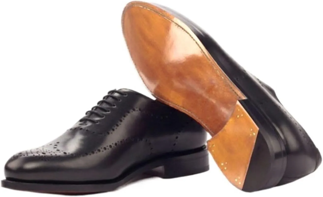 Mens Dress Shoes Handmade Oxford Brogue Formal Shoes for Men Wedding, Business Special Occasions