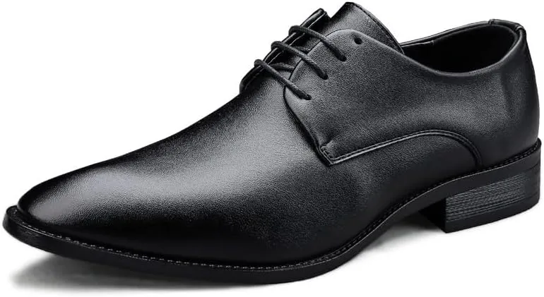 Men's Dress Shoes Patent Leather Classic Formal Mens Oxfords Shoes Men Lace-up Tuxedo Shoes