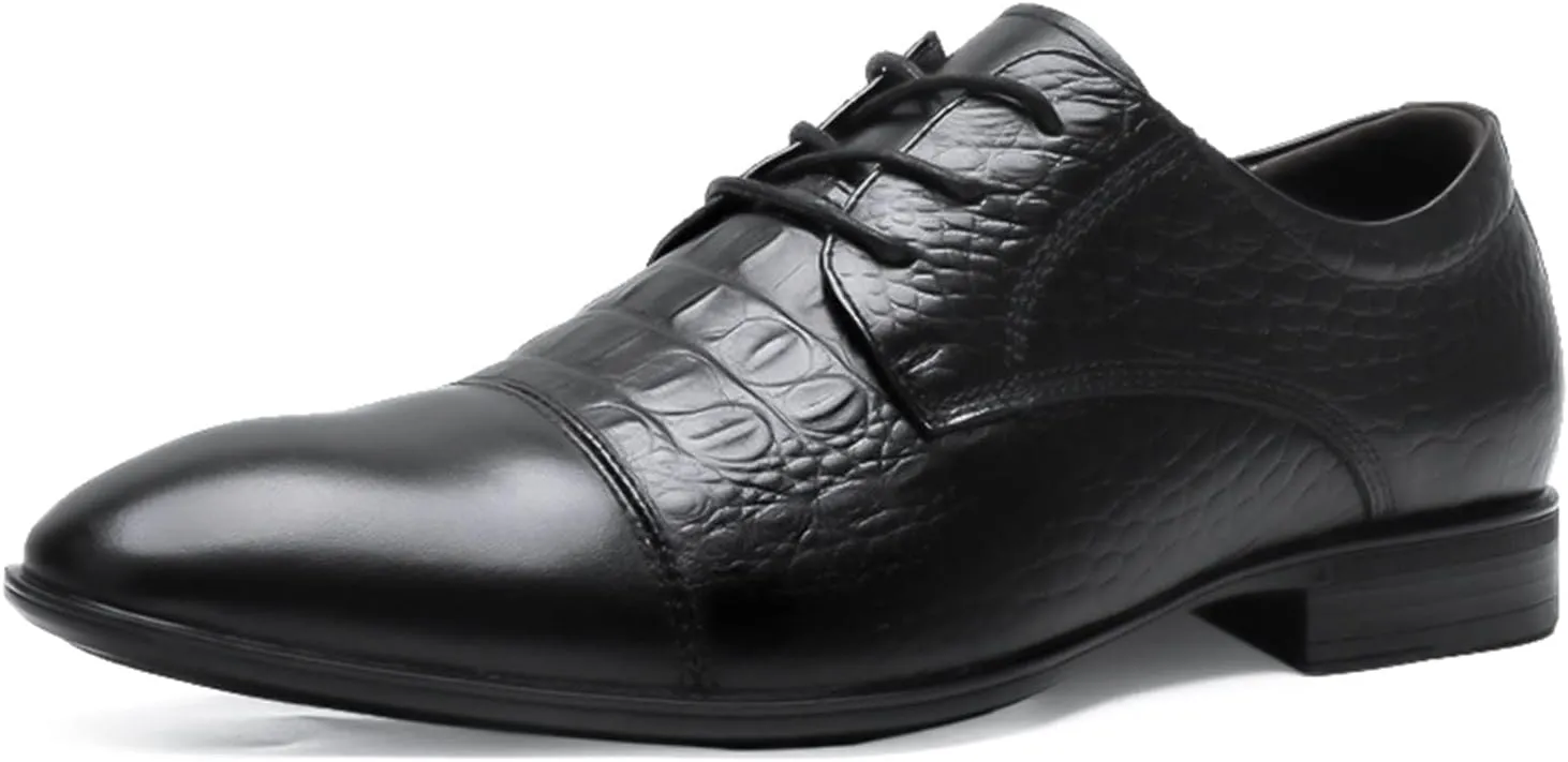 Men's Dress Shoes Patent Leather Loafers Pointed Oxford Formal Business Tuxedo Shoes Men's Fashionable Dress Shoes