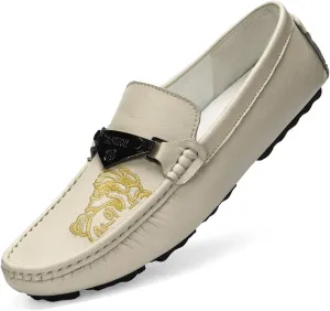 Men's Fashion Penny Loafers Moccasin Driving Shoes Slip on Business Casual Shoes