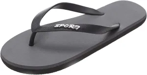 Men's Flip Flops Beach Rubber Shower Shoes For Men Thin Strap Beach Sandal With Lightweight and Soft Shoe Insert