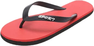 Men's Flip Flops Beach Rubber Shower Shoes For Men Thin Strap Beach Sandal With Lightweight and Soft Shoe Insert