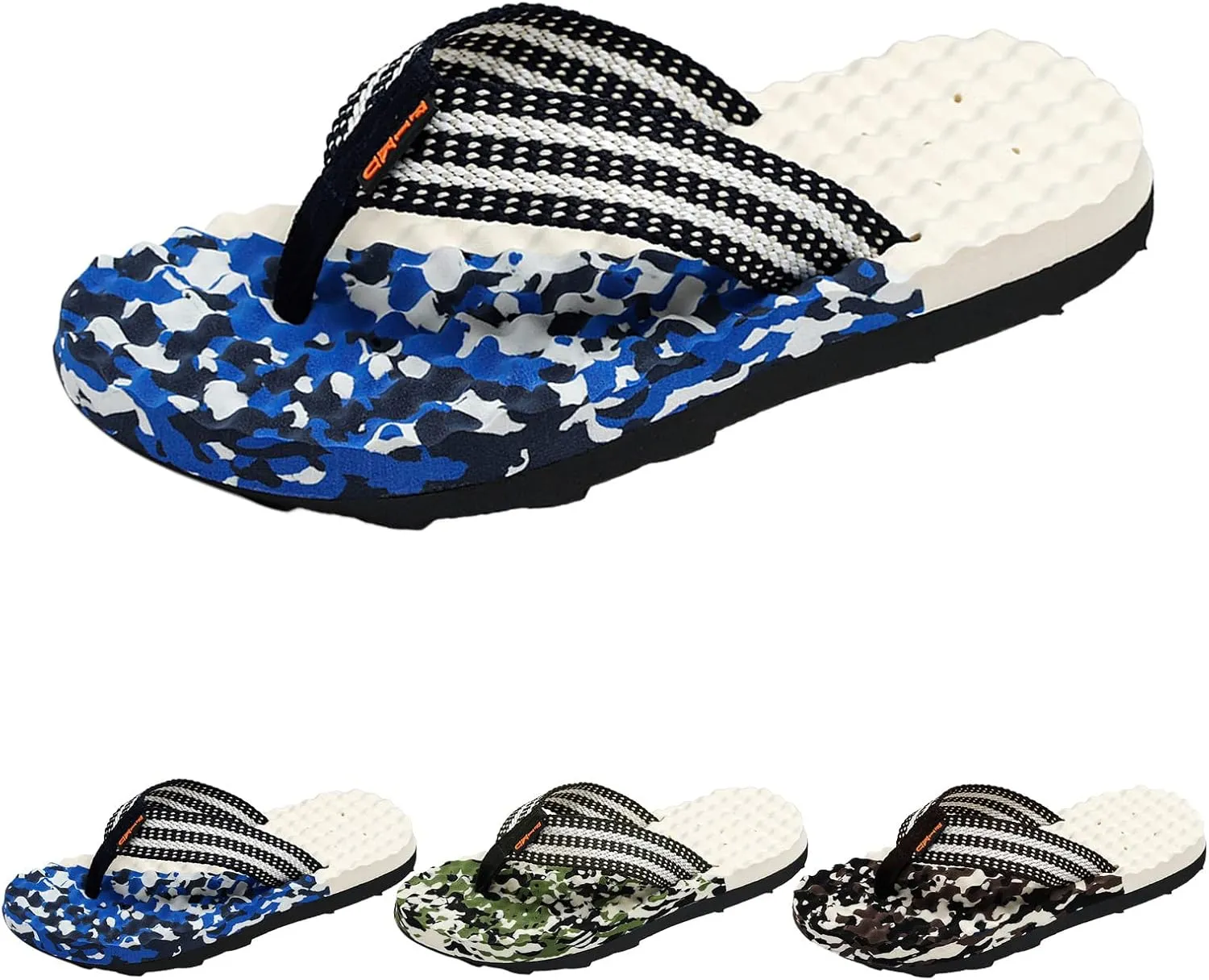 Men's Flip Flops Comfortable Open Toe Summer Beach Leather Thong Sandals Mens Leather Sandals Mens Flip Flops
