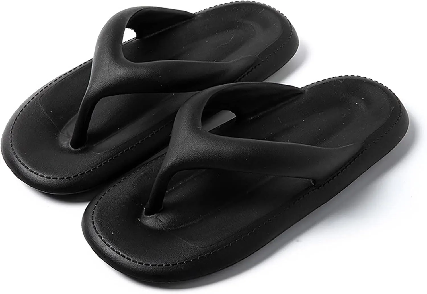 Mens Flip Flops Thong Sandals Cushion Mat Slippers for Beach Soft Footbed Comfortable Walking for Summer