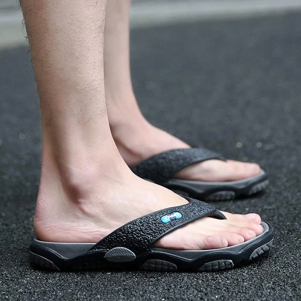 Mens Flip Flops Thong Sandals with Arch Support Flip Flops for Men Beach Sandals Quick Dry Flip Flop Slides
