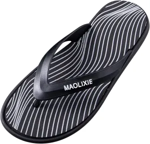 Men's Flip Flops with Arch Support Men Sandals Flip Flops Fashion Casual Personality Slippers Comfortable Wear