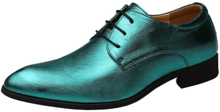 Mens Formal Shoes Dress Oxford Classic Lace Up Office Round Toe French Leather Prom Wedding Tuxedo Block Heel Shoe
