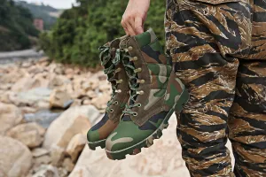 Men's Hiking Work Boots Men's Tactical Boots Waterproof Summer Camp Outdoor Desert Boots