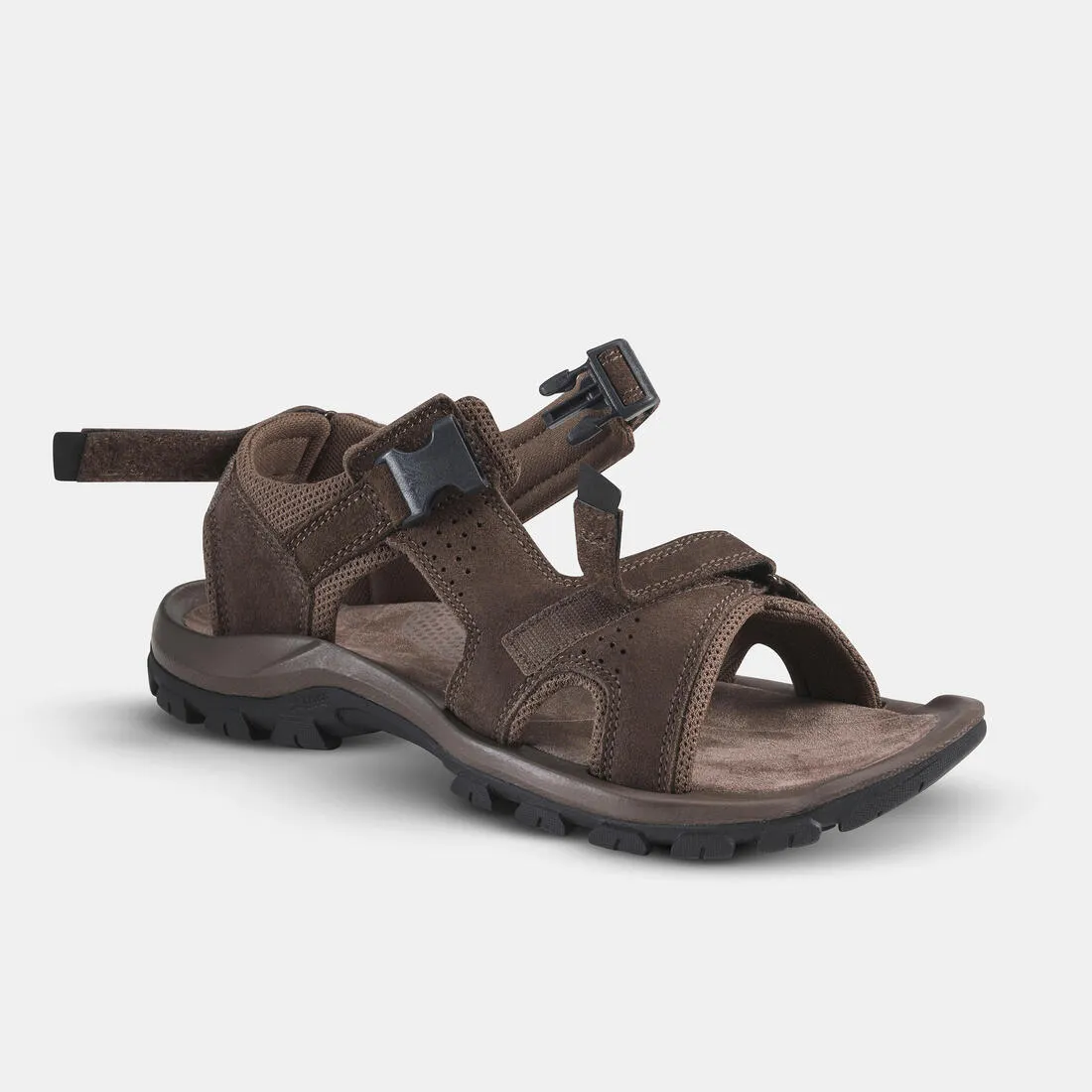 Men's Leather Hiking Sandals NH500