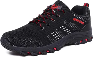 Men's Lightweight Walking Trainers Hiking Trekking Shoes Breathable Low Rise Outdoor Shoes