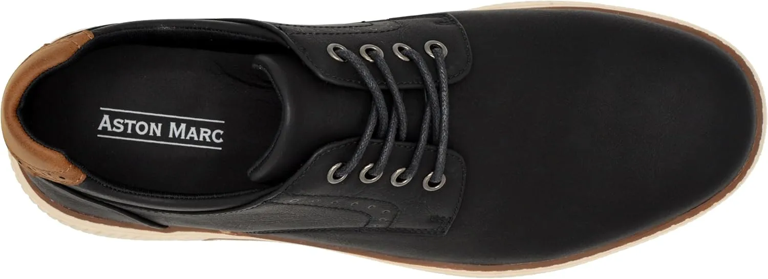 Men's Oxford Dress Shoes, Genuine Leather Lace-Up Formal Shoes for Office, Weddings & Business Wear