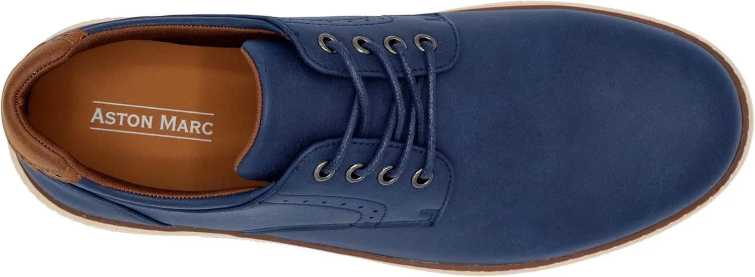 Men's Oxford Dress Shoes, Genuine Leather Lace-Up Formal Shoes for Office, Weddings & Business Wear