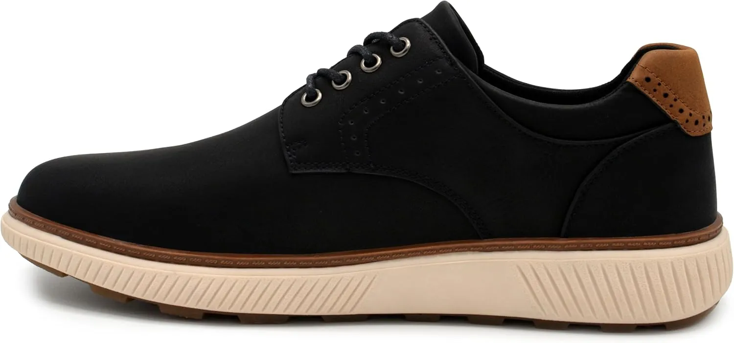 Men's Oxford Dress Shoes, Genuine Leather Lace-Up Formal Shoes for Office, Weddings & Business Wear