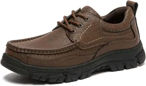 Men's Premium Cowhide Leather Walking Shoes, Fashion Casual Sneakers, Business Casual Leather Shoes, Driving Shoes, Soft, Comfortable, Wear-Resistant, Hand-Stitched Men's Premium Cowhide Leather Walking Shoes, Fashion Casual Sneakers, Business Casual Leather Shoes, Driving Shoes, Soft, Comfortable, Wear-Resistant, Hand-Stitched