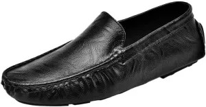 Men's Prom Loafers Faux Leather Outdoor Uniform Solid Color Prom Wedding Anti-Slip Slip Resistant Rubber Sole Casual Shoe Slip-on